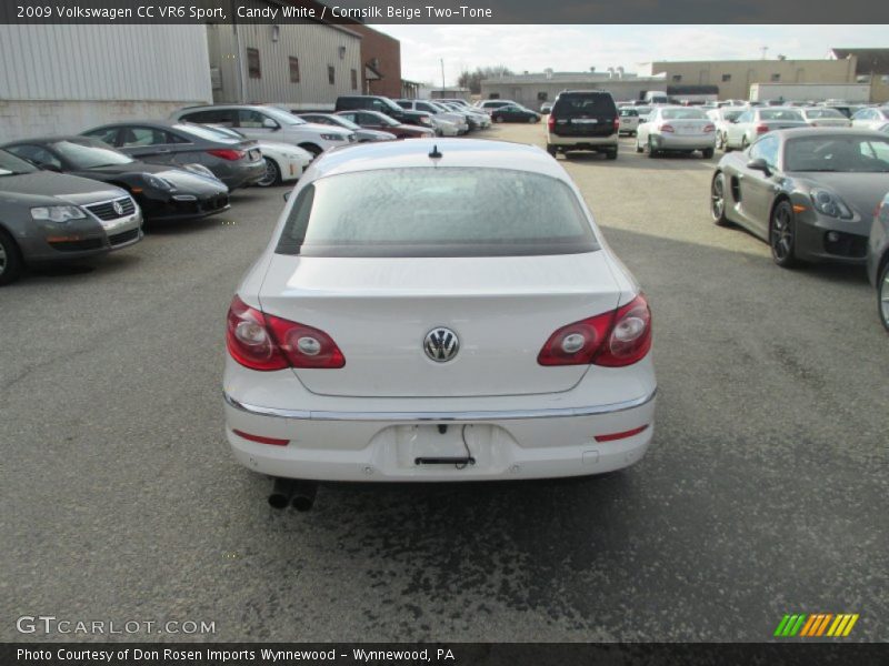Candy White / Cornsilk Beige Two-Tone 2009 Volkswagen CC VR6 Sport