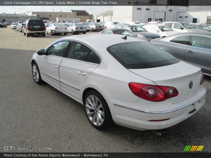 Candy White / Cornsilk Beige Two-Tone 2009 Volkswagen CC VR6 Sport