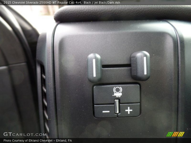 Black / Jet Black/Dark Ash 2015 Chevrolet Silverado 2500HD WT Regular Cab 4x4