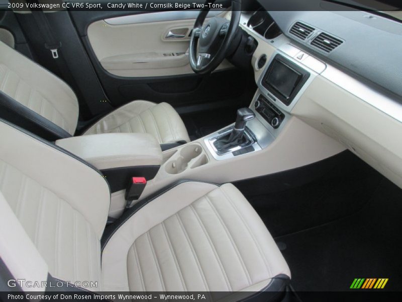  2009 CC VR6 Sport Cornsilk Beige Two-Tone Interior