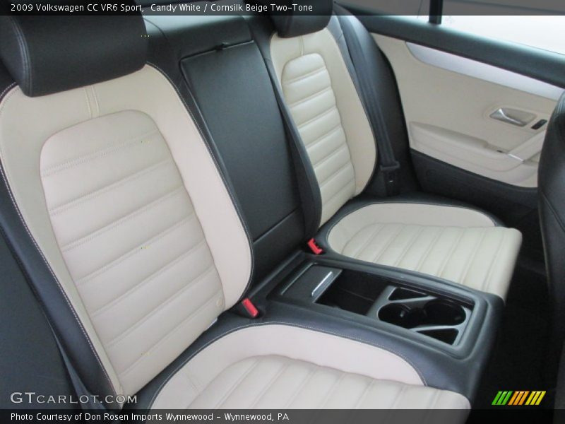 Rear Seat of 2009 CC VR6 Sport