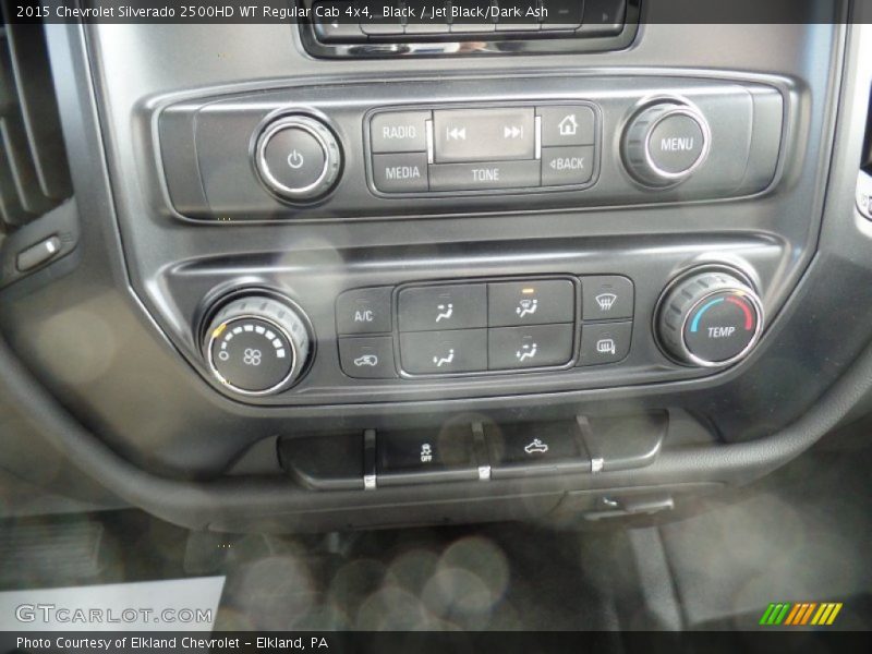 Black / Jet Black/Dark Ash 2015 Chevrolet Silverado 2500HD WT Regular Cab 4x4