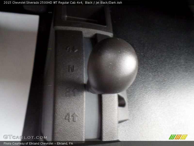 Black / Jet Black/Dark Ash 2015 Chevrolet Silverado 2500HD WT Regular Cab 4x4