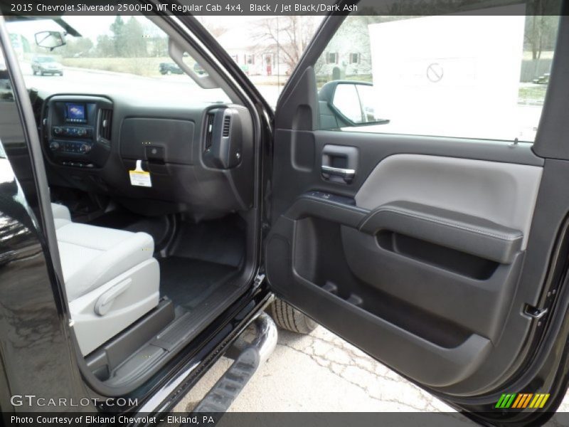 Black / Jet Black/Dark Ash 2015 Chevrolet Silverado 2500HD WT Regular Cab 4x4