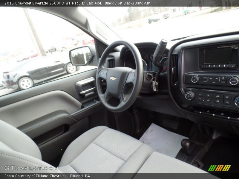 Black / Jet Black/Dark Ash 2015 Chevrolet Silverado 2500HD WT Regular Cab 4x4