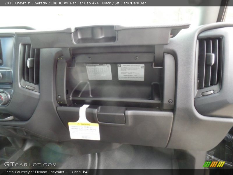 Black / Jet Black/Dark Ash 2015 Chevrolet Silverado 2500HD WT Regular Cab 4x4