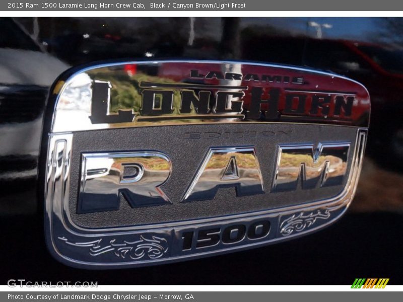 Black / Canyon Brown/Light Frost 2015 Ram 1500 Laramie Long Horn Crew Cab