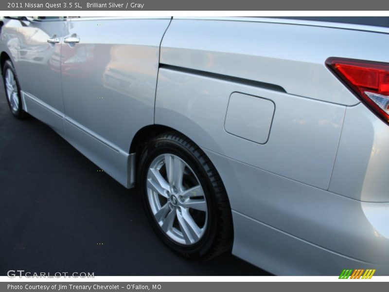 Brilliant Silver / Gray 2011 Nissan Quest 3.5 SL