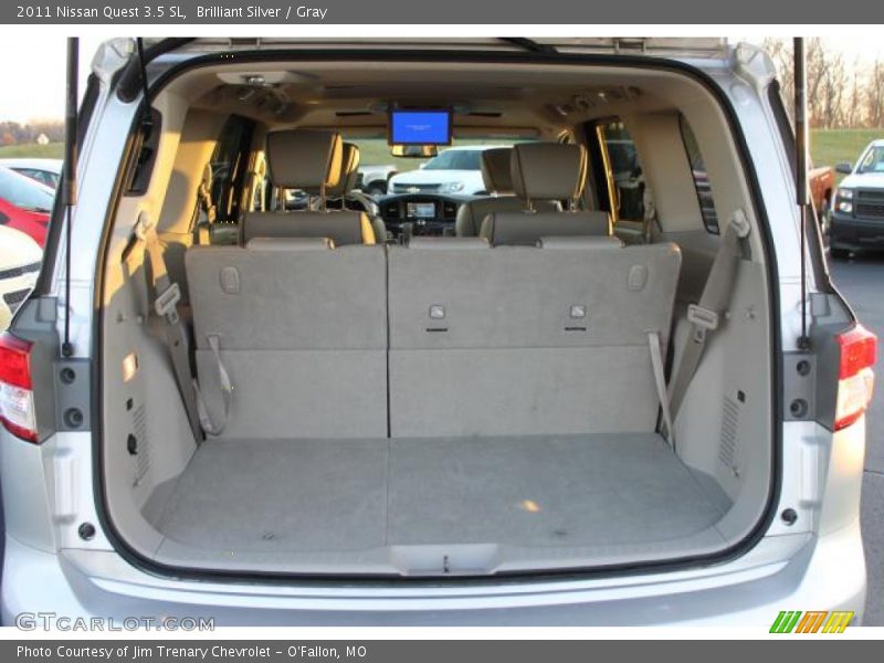 Brilliant Silver / Gray 2011 Nissan Quest 3.5 SL