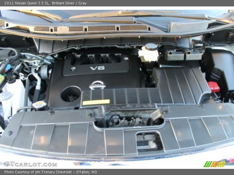 Brilliant Silver / Gray 2011 Nissan Quest 3.5 SL