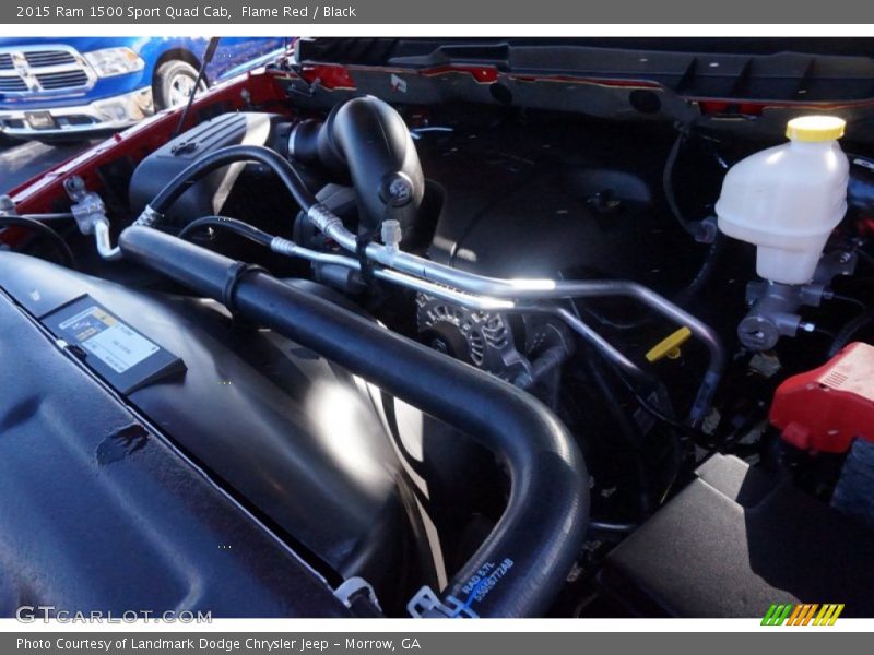 Flame Red / Black 2015 Ram 1500 Sport Quad Cab