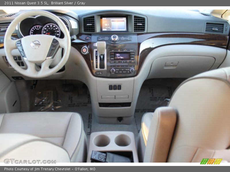 Brilliant Silver / Gray 2011 Nissan Quest 3.5 SL