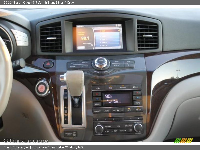 Brilliant Silver / Gray 2011 Nissan Quest 3.5 SL