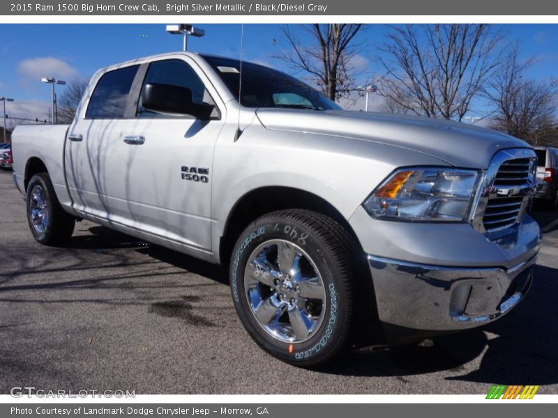 Front 3/4 View of 2015 1500 Big Horn Crew Cab