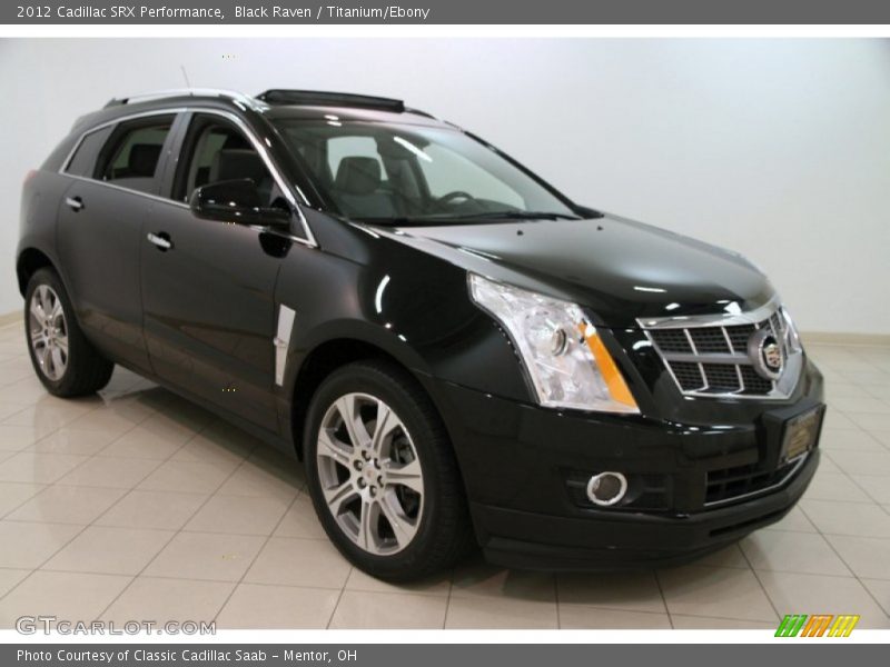 Black Raven / Titanium/Ebony 2012 Cadillac SRX Performance
