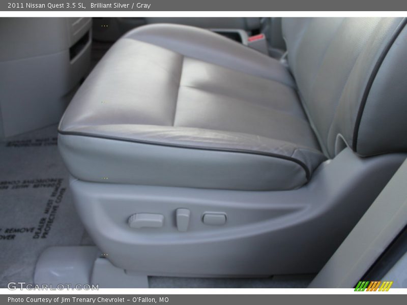 Brilliant Silver / Gray 2011 Nissan Quest 3.5 SL
