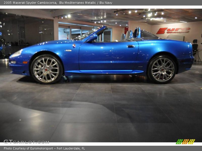Blu Mediterraneo Metallic / Blu Navy 2005 Maserati Spyder Cambiocorsa