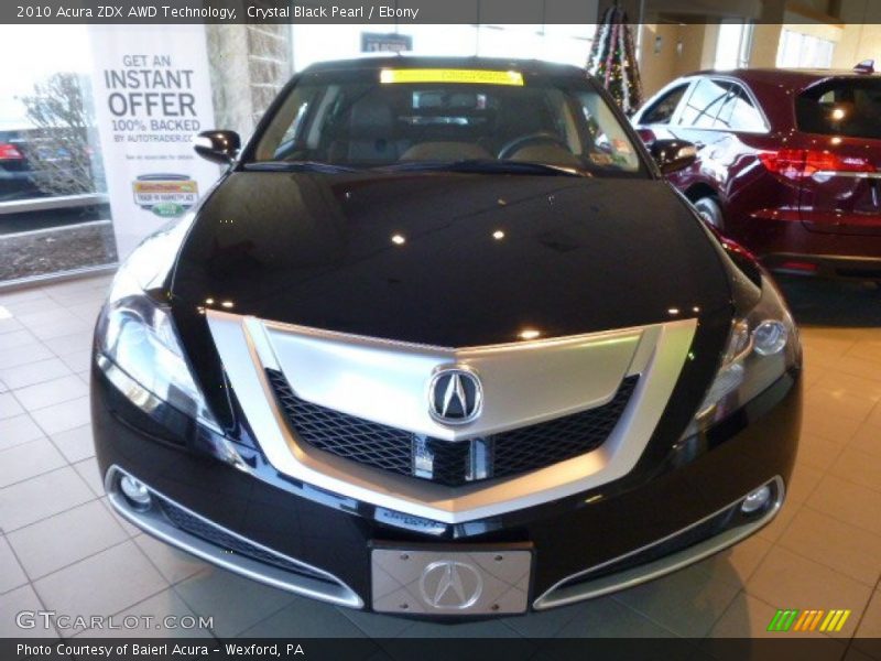 Crystal Black Pearl / Ebony 2010 Acura ZDX AWD Technology