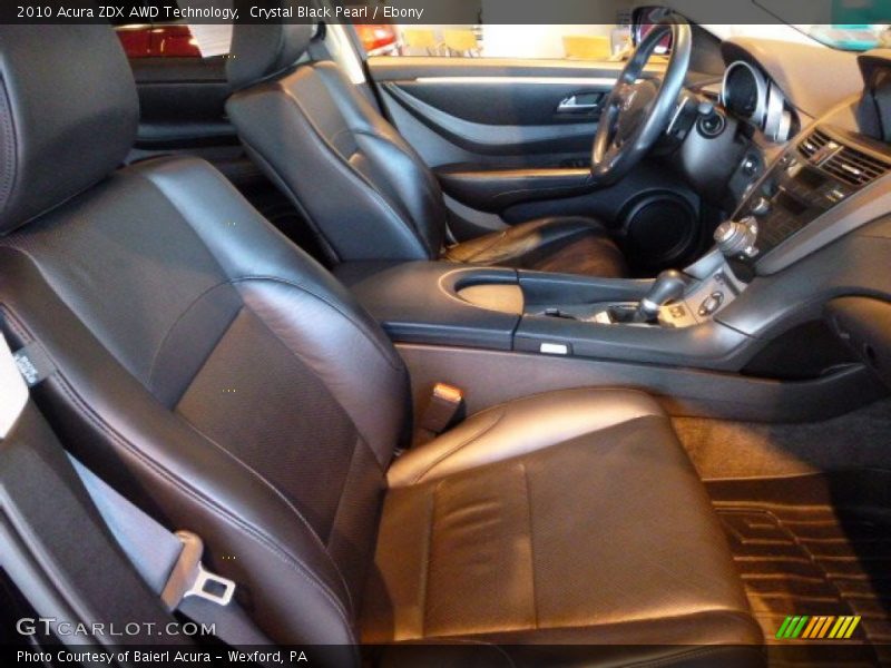 Crystal Black Pearl / Ebony 2010 Acura ZDX AWD Technology