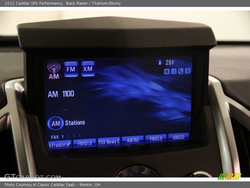 Black Raven / Titanium/Ebony 2012 Cadillac SRX Performance