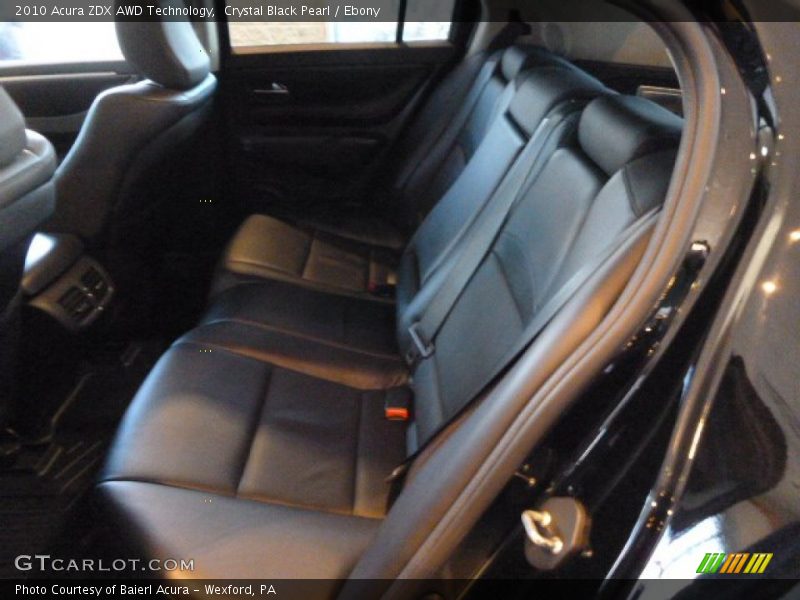 Crystal Black Pearl / Ebony 2010 Acura ZDX AWD Technology