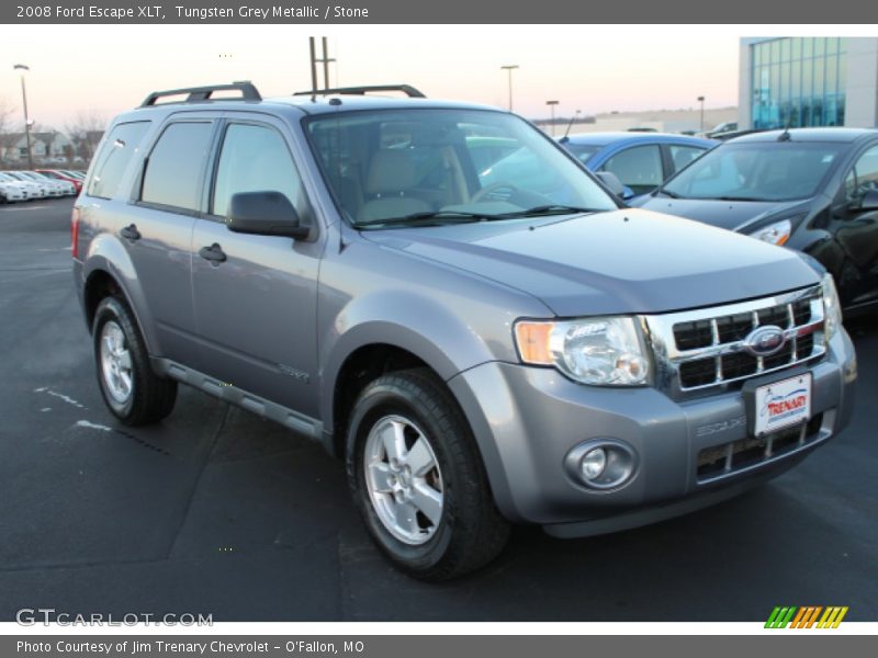 Tungsten Grey Metallic / Stone 2008 Ford Escape XLT