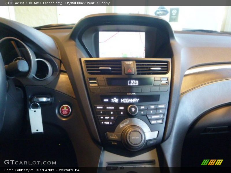Crystal Black Pearl / Ebony 2010 Acura ZDX AWD Technology