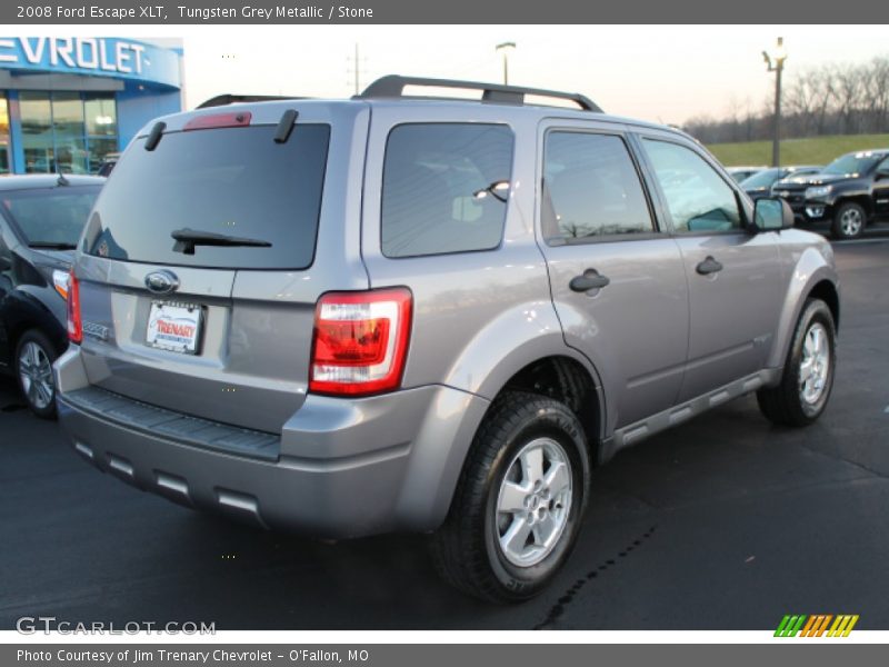 Tungsten Grey Metallic / Stone 2008 Ford Escape XLT