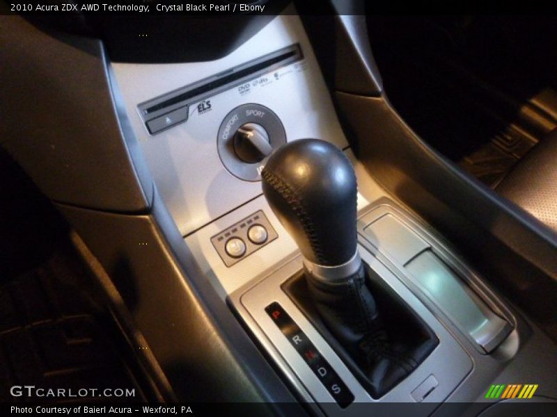 Crystal Black Pearl / Ebony 2010 Acura ZDX AWD Technology