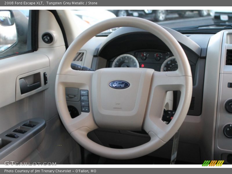 Tungsten Grey Metallic / Stone 2008 Ford Escape XLT