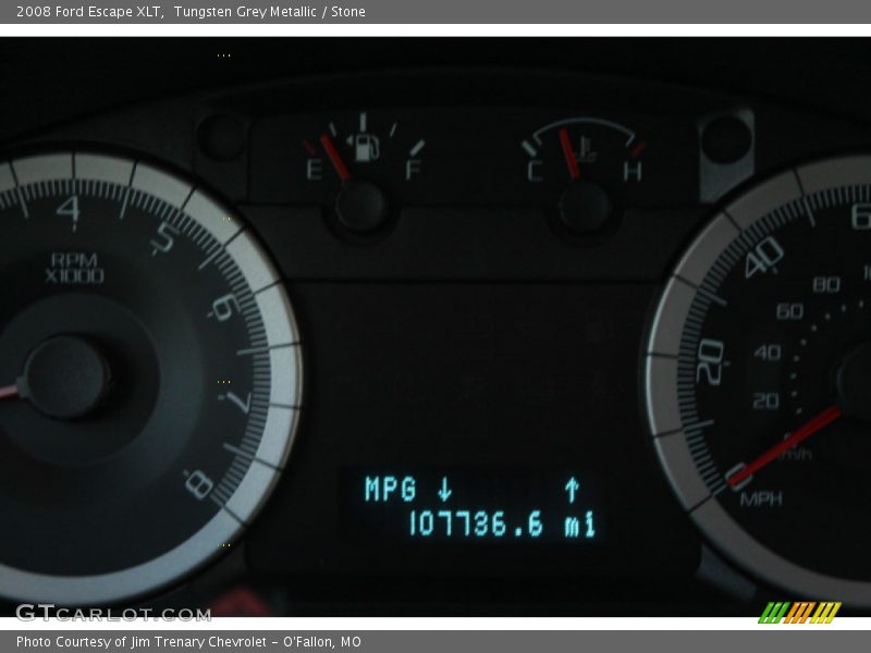 Tungsten Grey Metallic / Stone 2008 Ford Escape XLT