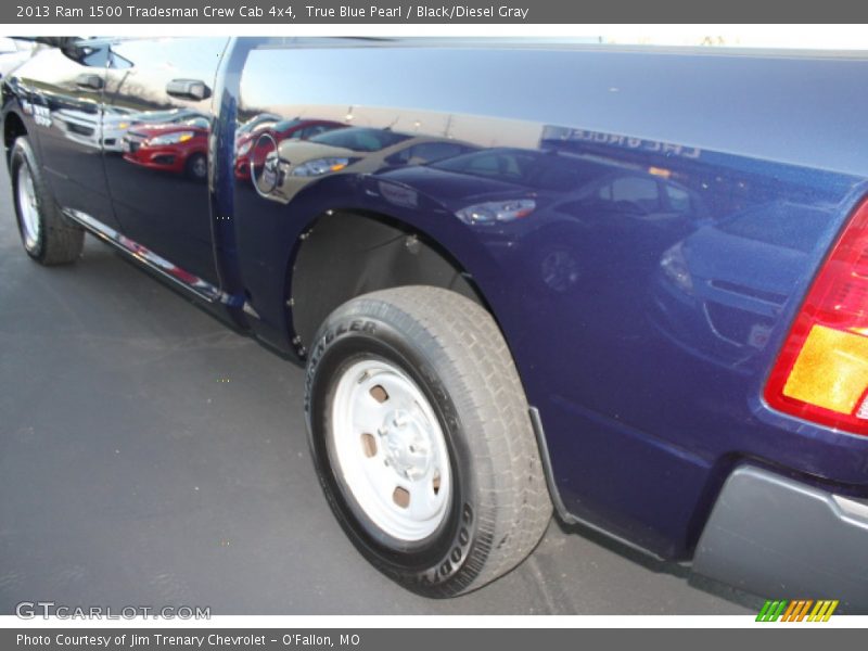 True Blue Pearl / Black/Diesel Gray 2013 Ram 1500 Tradesman Crew Cab 4x4