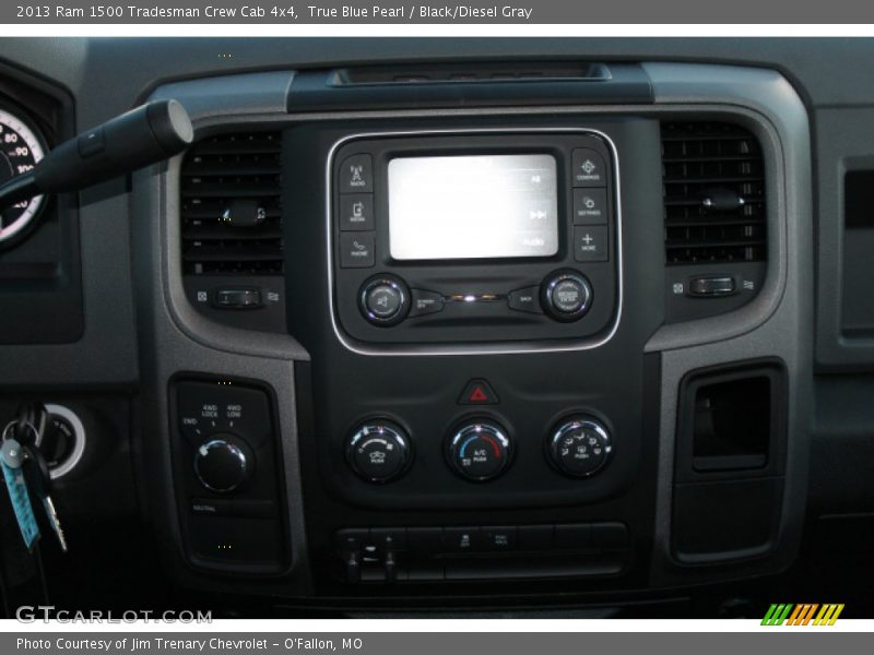 True Blue Pearl / Black/Diesel Gray 2013 Ram 1500 Tradesman Crew Cab 4x4