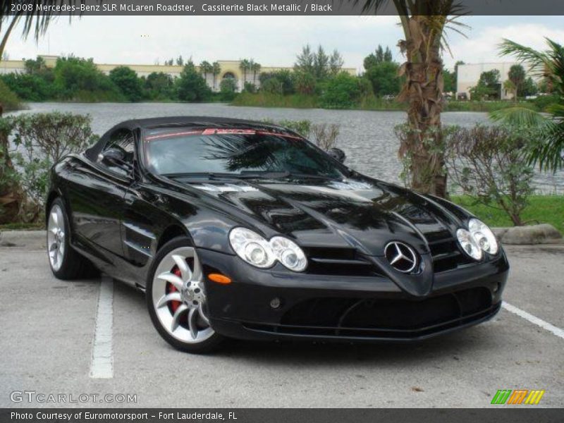 Cassiterite Black Metallic / Black 2008 Mercedes-Benz SLR McLaren Roadster