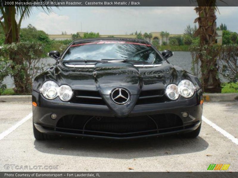 Cassiterite Black Metallic / Black 2008 Mercedes-Benz SLR McLaren Roadster