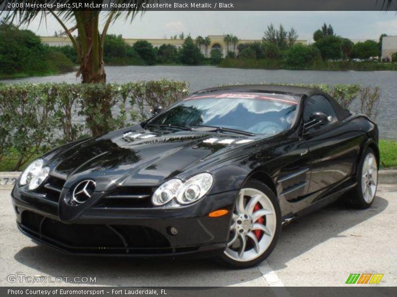 Cassiterite Black Metallic / Black 2008 Mercedes-Benz SLR McLaren Roadster