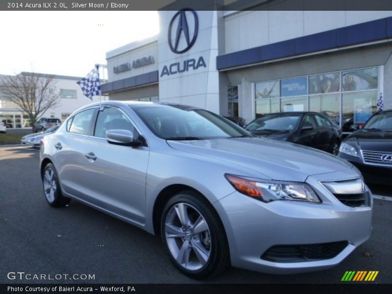 Silver Moon / Ebony 2014 Acura ILX 2.0L