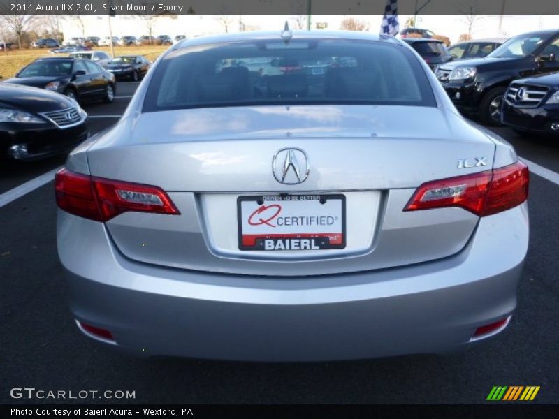 Silver Moon / Ebony 2014 Acura ILX 2.0L