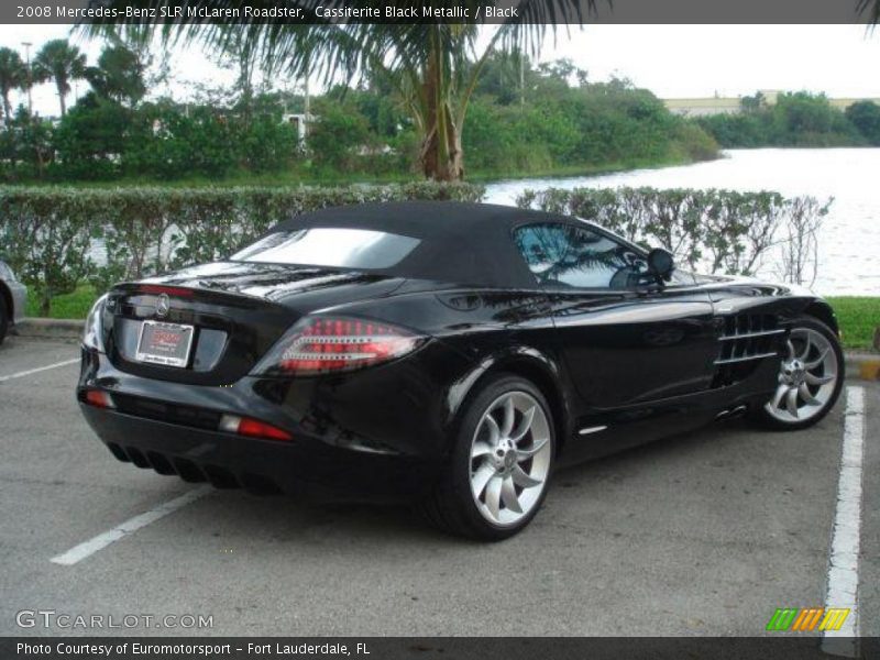 Cassiterite Black Metallic / Black 2008 Mercedes-Benz SLR McLaren Roadster