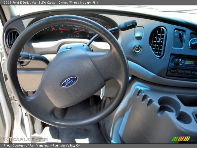 Oxford White / Medium Flint 2005 Ford E Series Van E150 Cargo