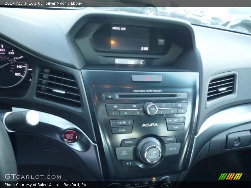 Silver Moon / Ebony 2014 Acura ILX 2.0L