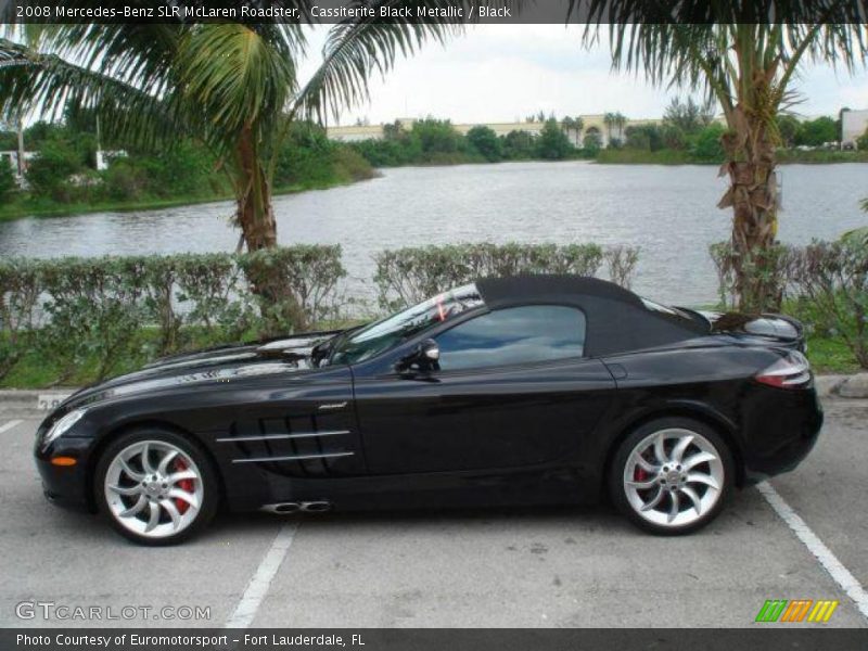 Cassiterite Black Metallic / Black 2008 Mercedes-Benz SLR McLaren Roadster