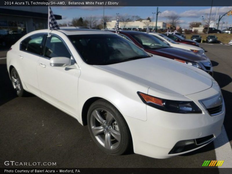 Bellanova White Pearl / Ebony 2014 Acura TL Technology SH-AWD