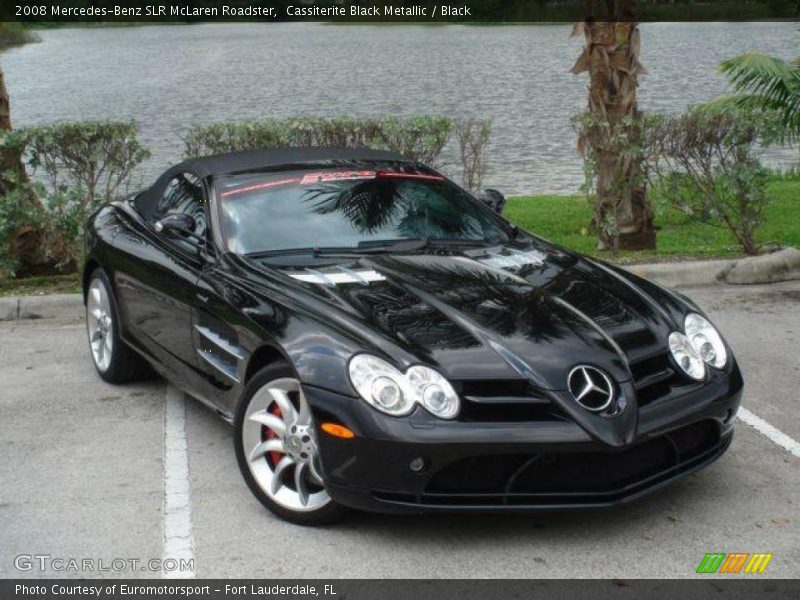 Cassiterite Black Metallic / Black 2008 Mercedes-Benz SLR McLaren Roadster