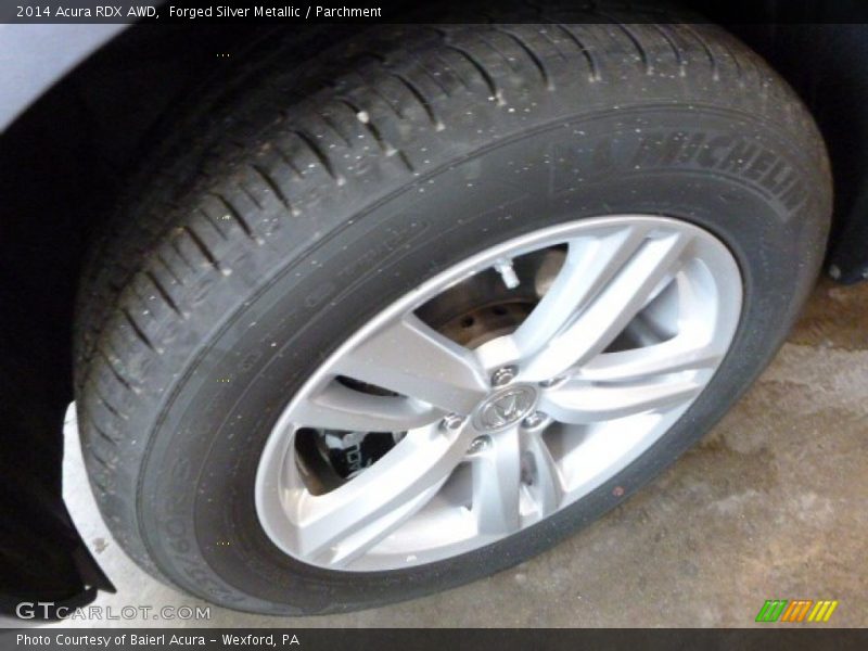 Forged Silver Metallic / Parchment 2014 Acura RDX AWD