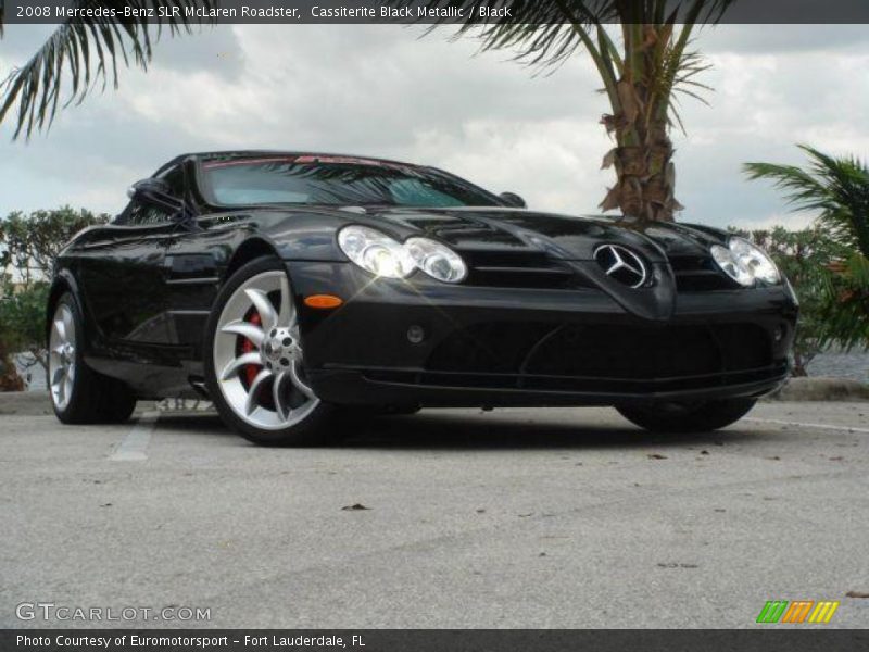 Cassiterite Black Metallic / Black 2008 Mercedes-Benz SLR McLaren Roadster