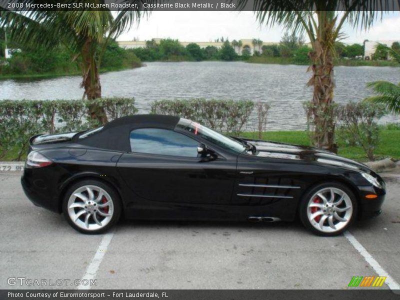 Cassiterite Black Metallic / Black 2008 Mercedes-Benz SLR McLaren Roadster