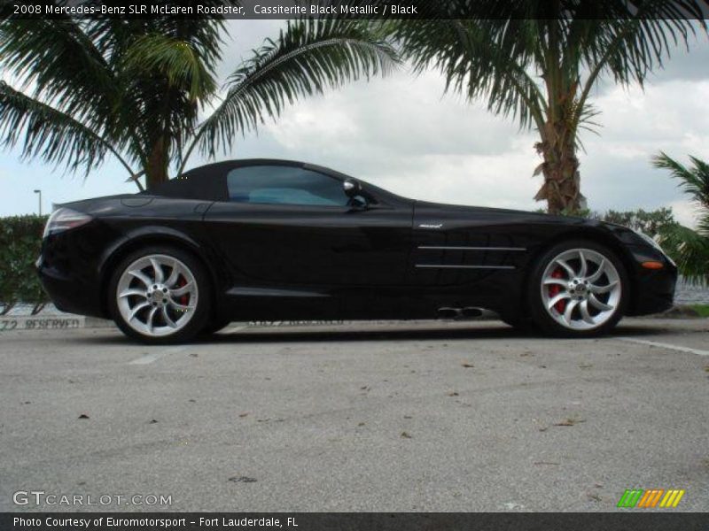 Cassiterite Black Metallic / Black 2008 Mercedes-Benz SLR McLaren Roadster