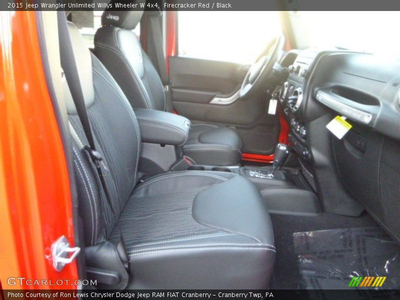 Firecracker Red / Black 2015 Jeep Wrangler Unlimited Willys Wheeler W 4x4