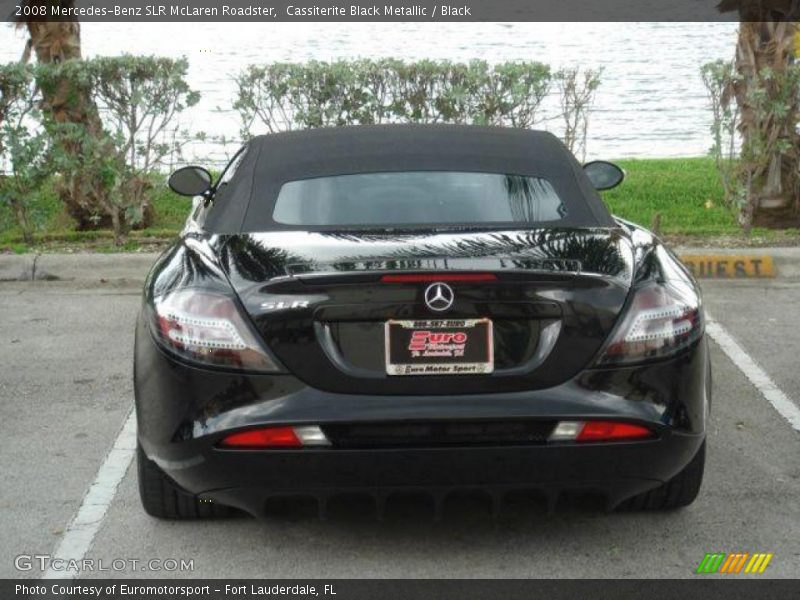 Cassiterite Black Metallic / Black 2008 Mercedes-Benz SLR McLaren Roadster